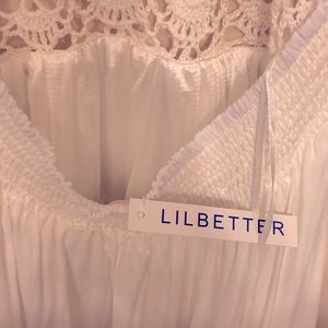 Long white summer dress